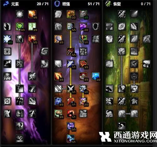 魔兽世界80级增强萨满天赋如何堆