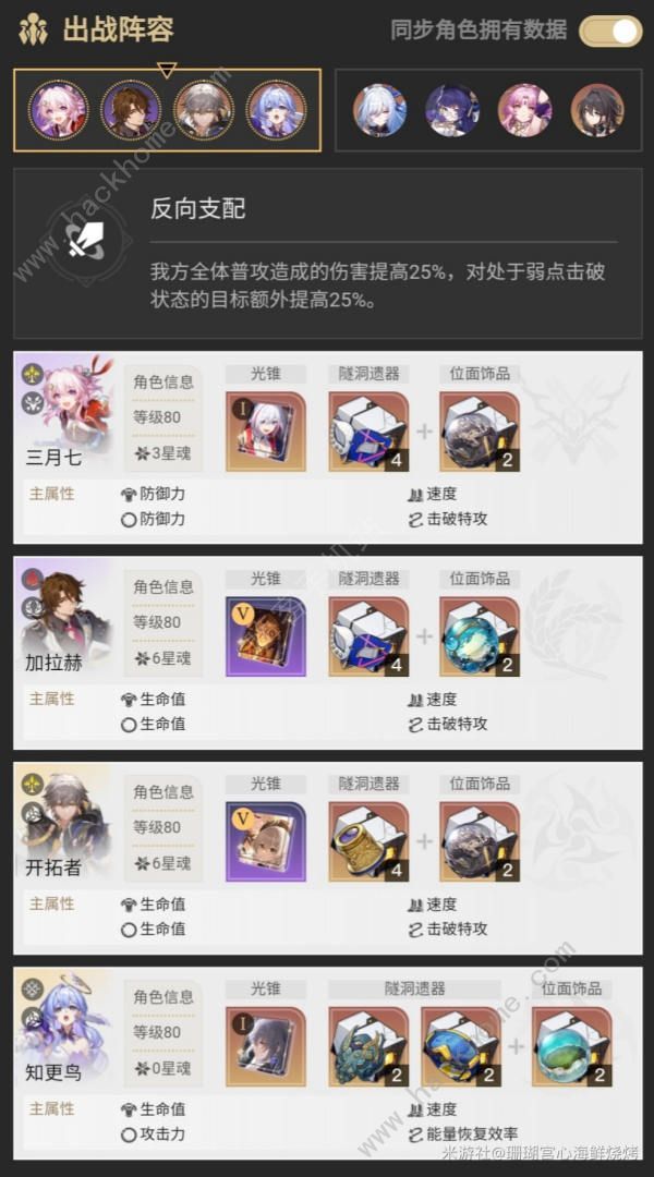 崩坏星穹铁道2.4末日幻影支配恶兽第四层满星打法攻略
