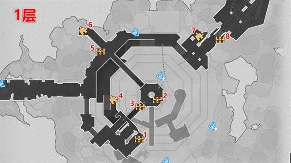 崩坏星穹铁道幽囚狱1层宝箱位置一览