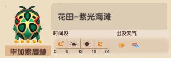 心动小镇毕加索盾蝽捕捉位置说明 毕加索盾蝽在那抓