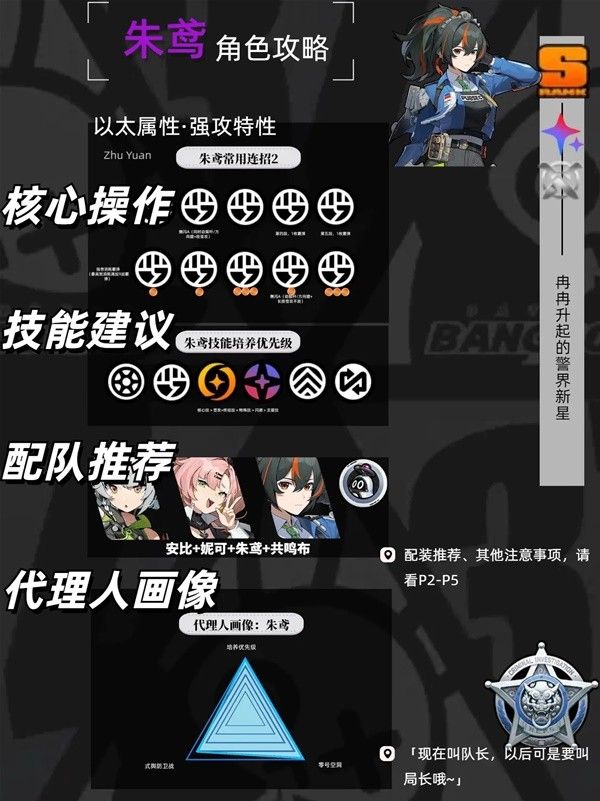 绝区零朱鸢全面培养一图流 朱鸢输出手法与出装配队推荐
