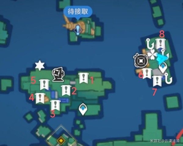 原神4.8希穆兰卡破碎之海宝箱、悠乐片段全收集