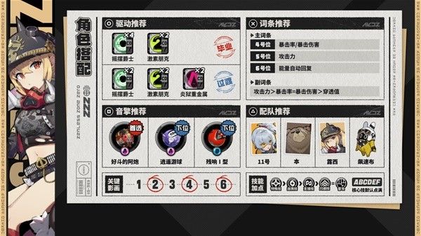 绝区零1.0支援防护角色培养攻略