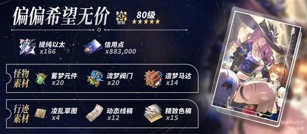 崩坏星穹铁道翡翠养成材料一览