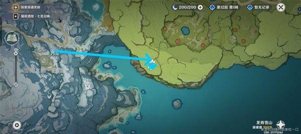 原神4.7版蒲公英采集路线分享