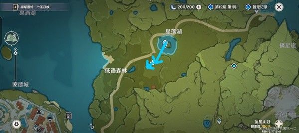 原神4.7版蒲公英采集路线分享