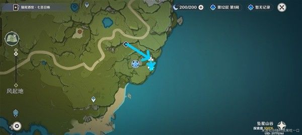 原神4.7版蒲公英采集路线分享