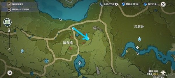 原神4.7版蒲公英采集路线分享