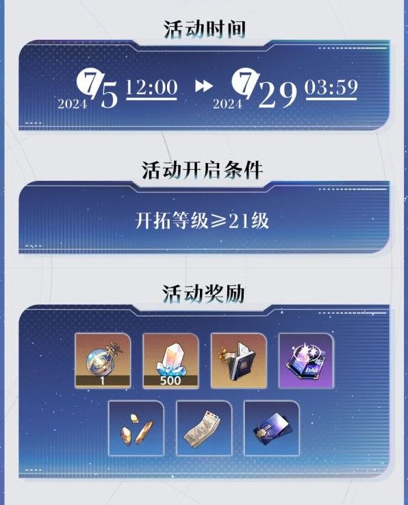 崩坏星穹铁道星芒烁变活动详情