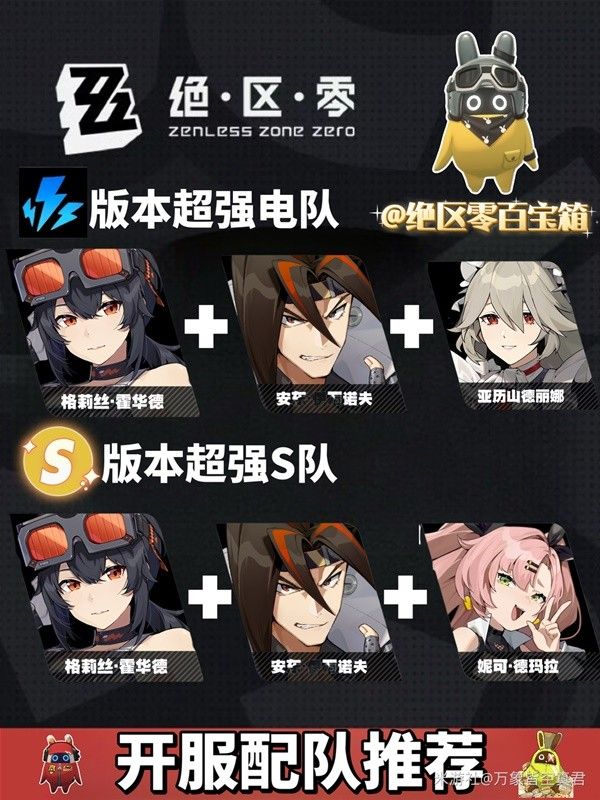 绝区零超强配队有哪些 绝区零超强配队推荐