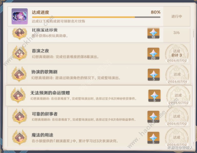 原神可靠的叙事者成就获取图文攻略