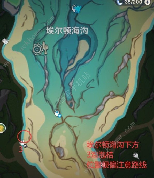 原神泡泡桔快速采集路线分享