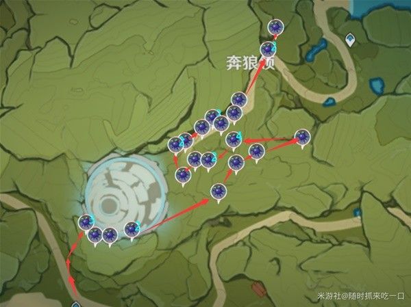 原神勾勾果快速采集路线一览