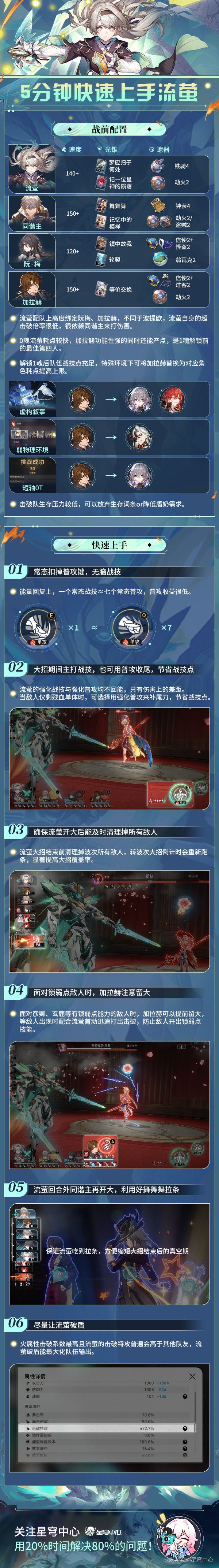 崩坏星穹铁道流萤怎么快速上手