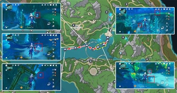 原神4.7版海露花采集路线分享