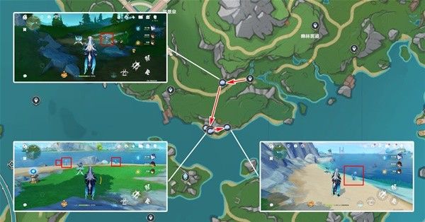原神4.7版海露花采集路线分享