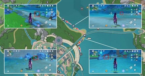 原神4.7版海露花采集路线分享