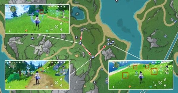 原神4.7版海露花采集路线分享