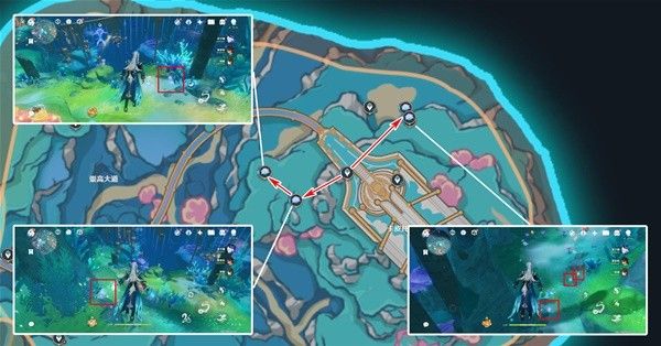 原神4.7版海露花采集路线分享