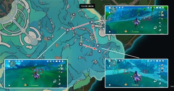 原神4.7版海露花采集路线分享