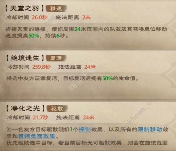 塔瑞斯世界神恩牧师天赋加点推荐
