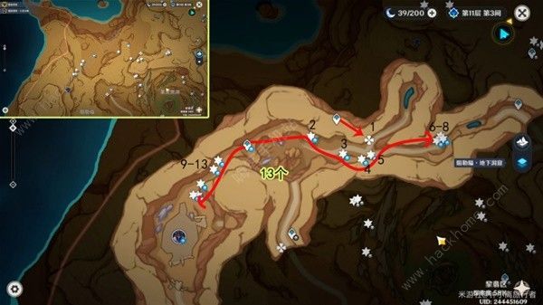 原神新版万相石高效收集路线图分享