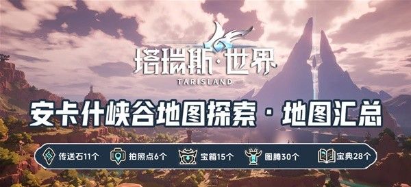塔瑞斯世界安卡什峡谷探索点位分享 安卡什峡谷宝箱位置一览