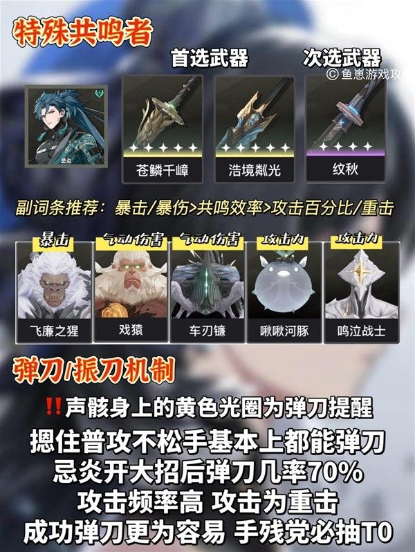 鸣潮特殊共鸣者弹刀技巧解析