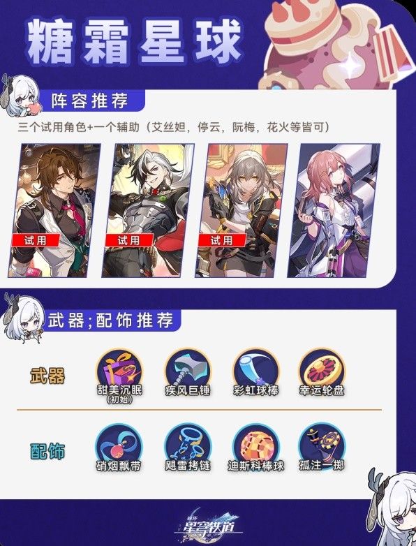 崩坏星穹铁道银河球棒传说全关卡指南
