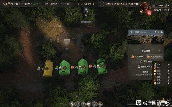 庄园领主市场供应与距离关系分析
