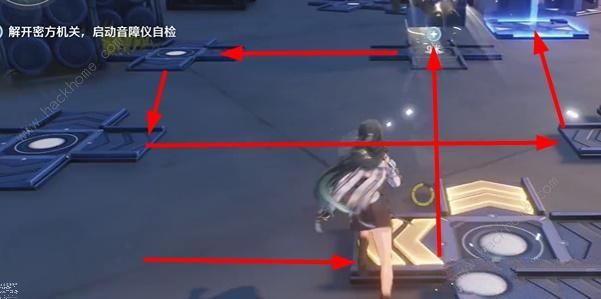 鸣潮解开密方机关启动音障仪自检怎么过 解开密方机关启动音障仪